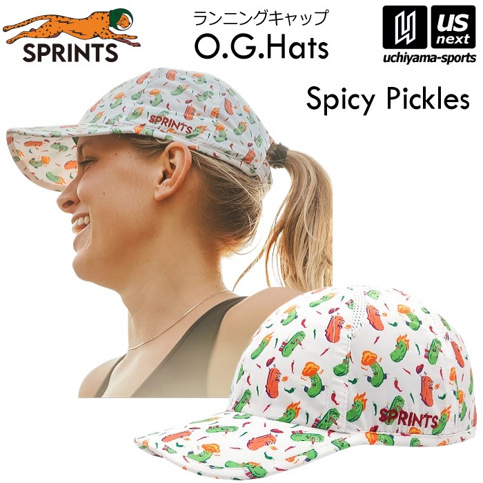 【さらに10%引(一部対象外)】スプリンツ 帽子 ランニングキャップ O.G.Hats Spicy Pickles スパイシーピクルス 2024〜25年冬モデル [自社]【あすつく対応】【メール便不可