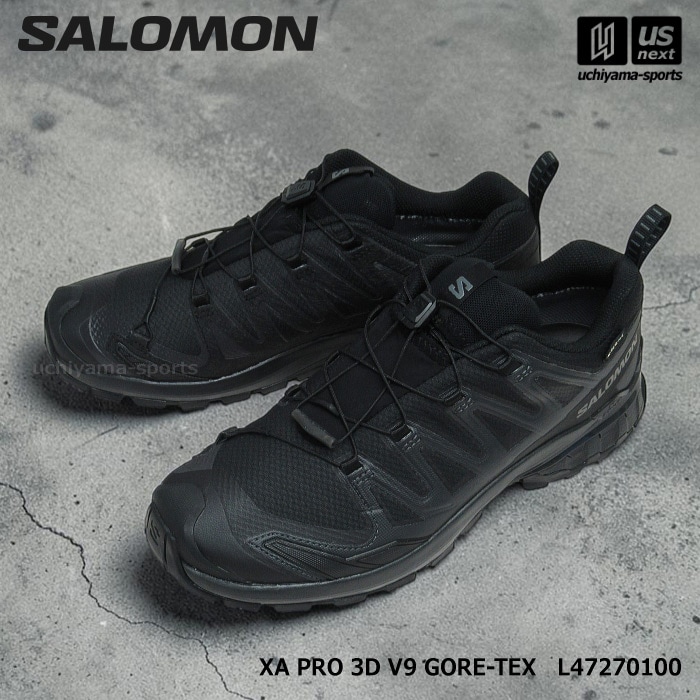 （国内正規品） サロモン メンズ トレイルランニングシューズ XA PRO 3D V9 GORE-TEX 2026年継続モデル  [自社]【あすつく対応】【メール便不可】 L47270100