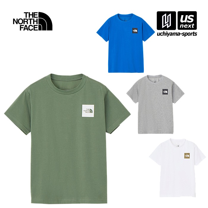 【クーポン対象外】（国内正規品）ザ・ノース・フェイス キッズ ショートスリーブスモールスクエアロゴティー 2025年春夏新色 [M便 1/1][物流]【あすつく対応】 NTJ32358|半袖Ｔシャツ|