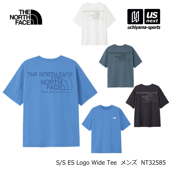 （国内正規品）ザ・ノース・フェイス メンズ ショートスリーブESロゴワイドティー 2026年春夏新色追加 [M便 1/1][物流]【あすつく対応】 NT32585