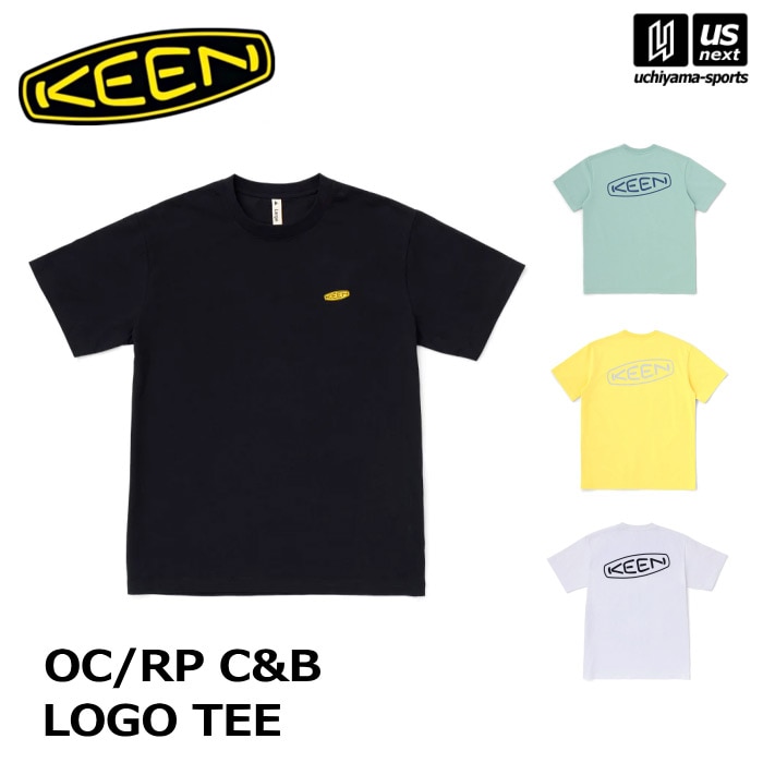 【さらに10%引(一部対象外)】 （国内正規品） KEEN キーン Tシャツ オーシーアールピー シーアンドビー ロゴ ティー 2025年春夏新色追加  [M便 1/1][自社]【あすつく対応】 10