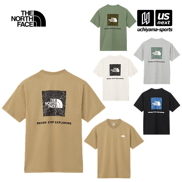 【クーポン対象外】（国内正規品）ザ・ノース・フェイス メンズ ショートスリーブバックスクエアトラバースロゴティー 2025年春夏モデル [M便 1/1][物流]【あすつく対応】 NT32543