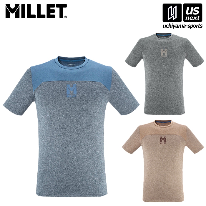 【さらに10%引(一部対象外)】 ミレー アウトドア メンズ セネカ ヘザー ショートスリーブ Tシャツ 2025年春夏モデル  [M便 1/1][自社]【あすつく対応】 MIV10463