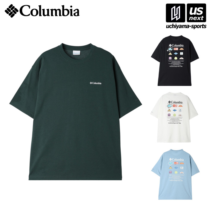 【さらに10%引(一部対象外)】 （国内正規品） コロンビア メンズ スタックブルックグラフィック ショートスリーブTシャツ 2025年春夏モデル  [M便 1/1][物流]【あすつく対応】 PM07