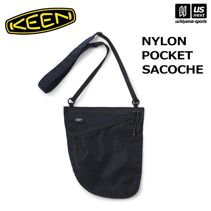 【さらに10%引(一部対象外)】 （国内正規品） KEEN キーン ナイロン ポケット サコッシュ 2025年春夏モデル  [自社]【あすつく対応】【メール便不可】 1030940