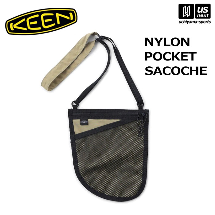 【さらに10%引(一部対象外)】 （国内正規品） KEEN キーン ナイロン ポケット サコッシュ 2025年春夏モデル  [自社]【あすつく対応】【メール便不可】 1030942