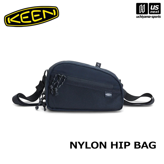 【さらに10%引(一部対象外)】 （国内正規品） KEEN キーン ナイロン ヒップ バッグ 2025年春夏モデル  [自社]【あすつく対応】【メール便不可】 1030943