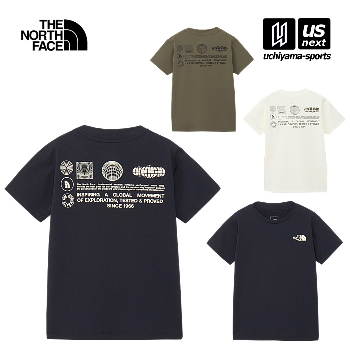 【クーポン対象外】（国内正規品）ザ・ノース・フェイス キッズ ショートスリーブサンシェードティー 2025年春夏モデル [M便 1/1][物流]【あすつく対応】 NTJ12563|半袖Ｔシャツ|ウェア