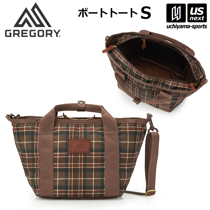 【さらに10%引(一部対象外)】（国内正規品）グレゴリー ボートトートS ウッドランドプラッド チェック柄 トートバッグ 2025〜26年秋冬新色 [自社]【あすつく対応】【メール便不可】 13863