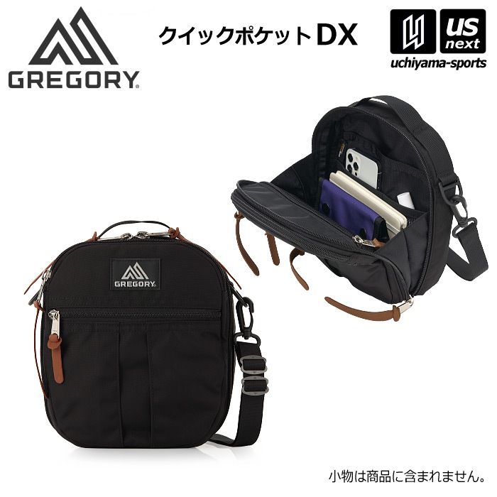 【さらに10%引(一部対象外)】（国内正規品）グレゴリー クイックポケットDX ブラック ショルダーバッグ ポーチ 2025～26年秋冬モデル [自社]【あすつく対応】【メール便不可】 1556181041