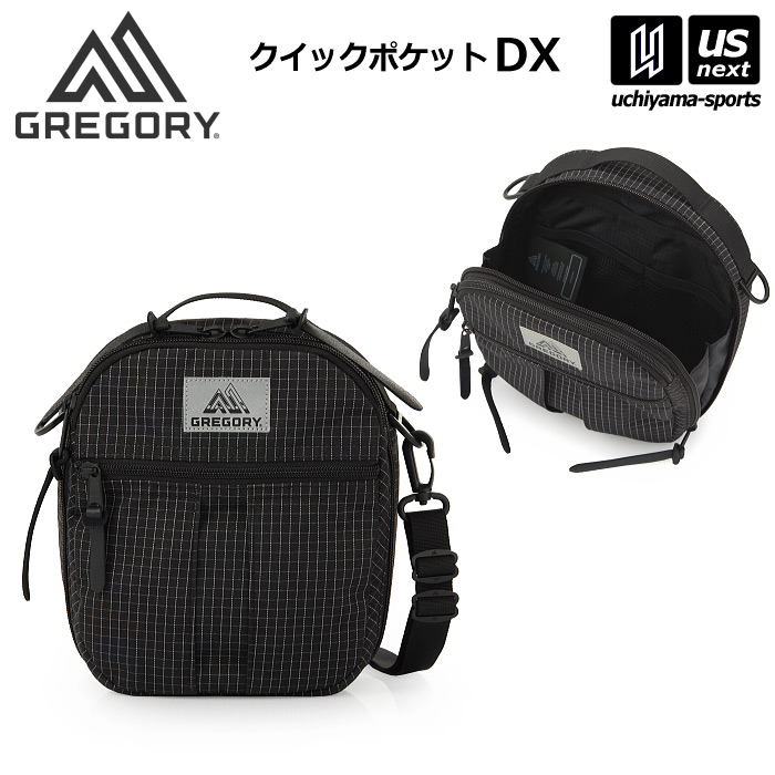 【クーポンでさらに10%引】（国内正規品）グレゴリー クイックポケットDX リフレクティブリップストップ ショルダーポーチ 2025～26年秋冬モデル [自社]【あすつく対応】【メール便不可】 155618A689