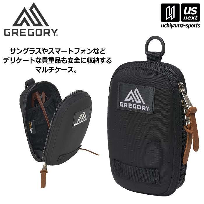 【さらに10%引(一部対象外)】（国内正規品）グレゴリー マルチケース ブラック ポーチ セミハードケース 2025〜26年秋冬モデル [自社]【あすつく対応】【メール便不可】 1556521041|