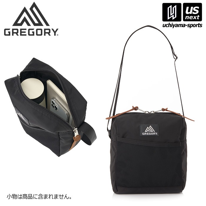 【さらに10%引(一部対象外)】（国内正規品）グレゴリー スクエアショルダーポーチ ブラック ショルダーバッグ ポーチ 2025〜26年秋冬モデル [自社]【あすつく対応】【メール便不可】 15567