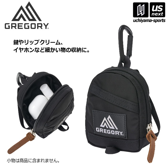 【さらに10%引(一部対象外)】（国内正規品）グレゴリー ミニデイパックポーチ ブラック ポーチ ミニポーチ 2025〜26年秋冬モデル [自社]【あすつく対応】【メール便不可】 1556951041
