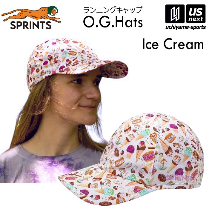 【さらに10%引(一部対象外)】スプリンツ 帽子 ランニングキャップ O.G.Hats Ice Cream Hat アイスクリーム 2025年夏モデル [自社]【あすつく対応】【メール便不可】 oghats