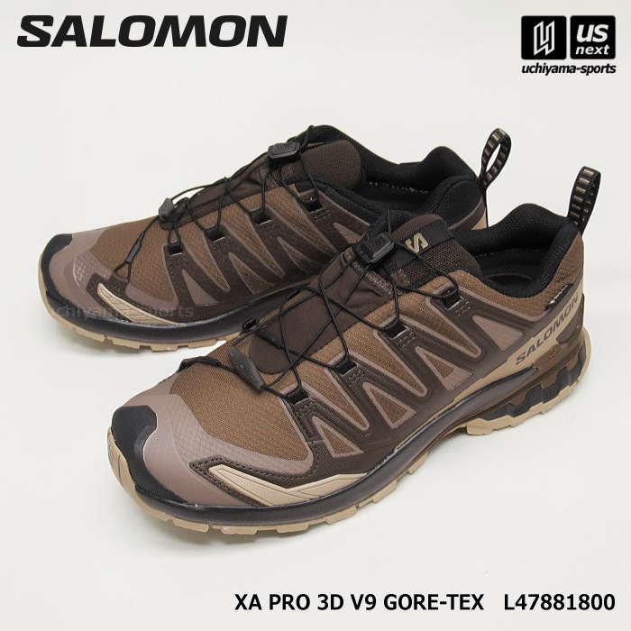（国内正規品） サロモン メンズ トレイルランニングシューズ XA PRO 3D V9 GORE-TEX 2026年継続モデル  [自社]【あすつく対応】【メール便不可】 L47881800