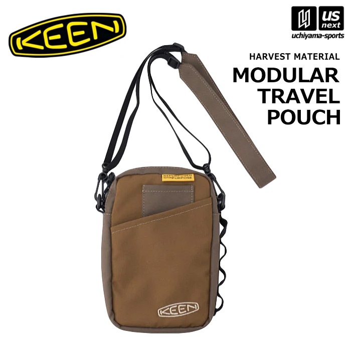 【さらに10%引(一部対象外)】（国内正規品） KEEN キーン ハーベスト マテリアル モジュラー トラベル ポーチ 2025〜26年秋冬新色  [自社]【あすつく対応】【メール便不可】 10315