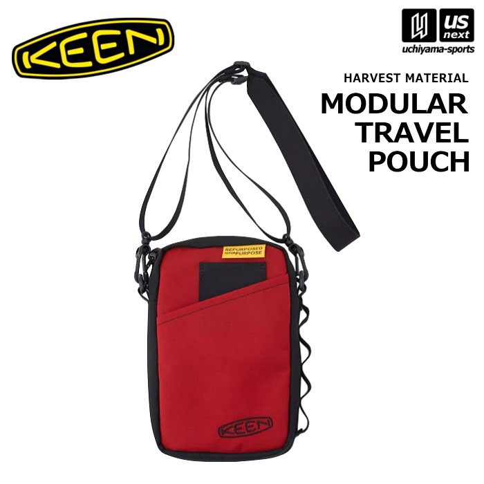 【さらに10%引(一部対象外)】（国内正規品） KEEN キーン ハーベスト マテリアル モジュラー トラベル ポーチ 2025〜26年秋冬新色  [自社]【あすつく対応】【メール便不可】 10315