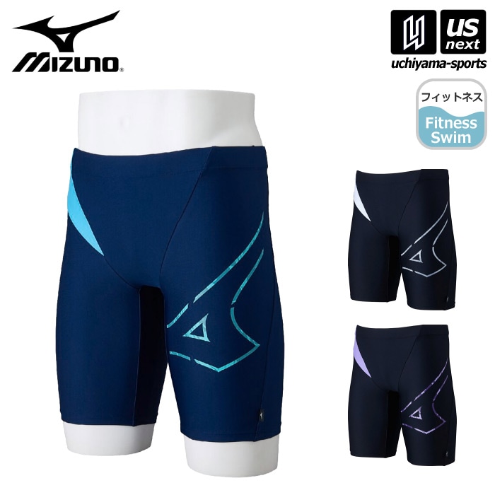 【クーポンでさらに10%引】ミズノ 水泳 メンズ フィットネス水着 アクアフィットネス用 ハーフスパッツ 2025～26年秋冬モデル  [M便 1/1][自社]【あすつく対応】 N2JBC604