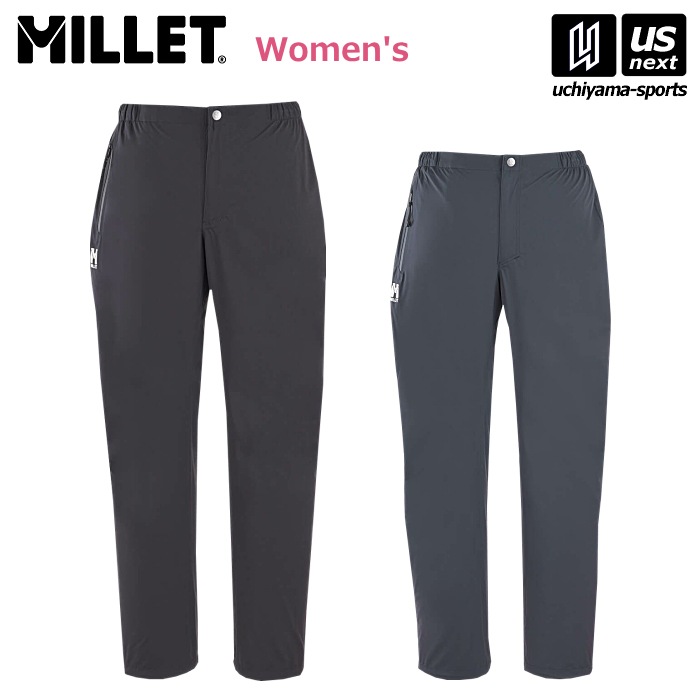 【さらに10%引(一部対象外)】ミレー レディース レインウェア ティフォン ストレッチ パンツ 2025〜26年秋冬継続モデル 新ロゴ [自社]【あすつく対応】【メール便不可】 MIV03208|レ