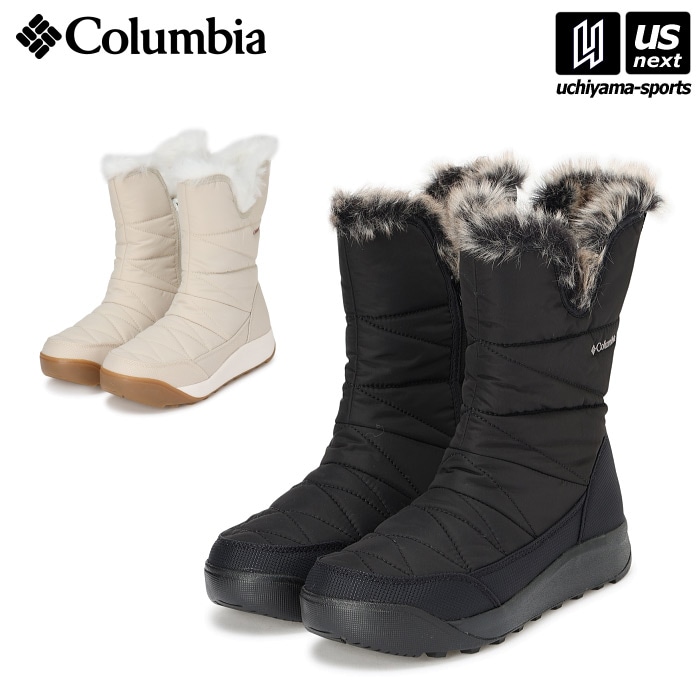 【さらに10%引(一部対象外)】（国内正規品） コロンビア レディース ウィンターブーツ ミンクス スリップ ファイブ ワイド 2025～26年秋冬モデル  [物流]【あすつく対応】【メール便不可】 BK2306