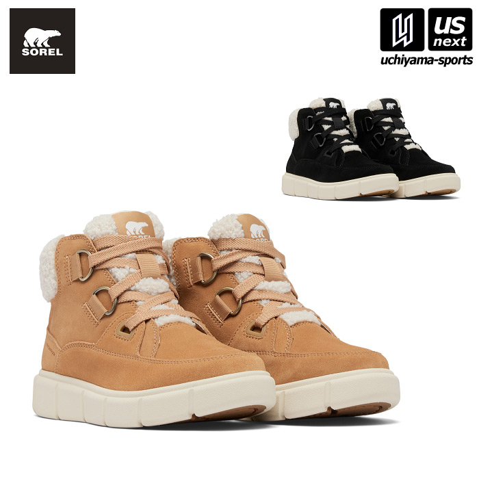 【さらに10%引(一部対象外)】（国内正規品） ソレル レディース ウィンターブーツ ソレルエクスプローラー3 ニューレースWP SOREL EXPLORER III NW LACE WP 2025〜