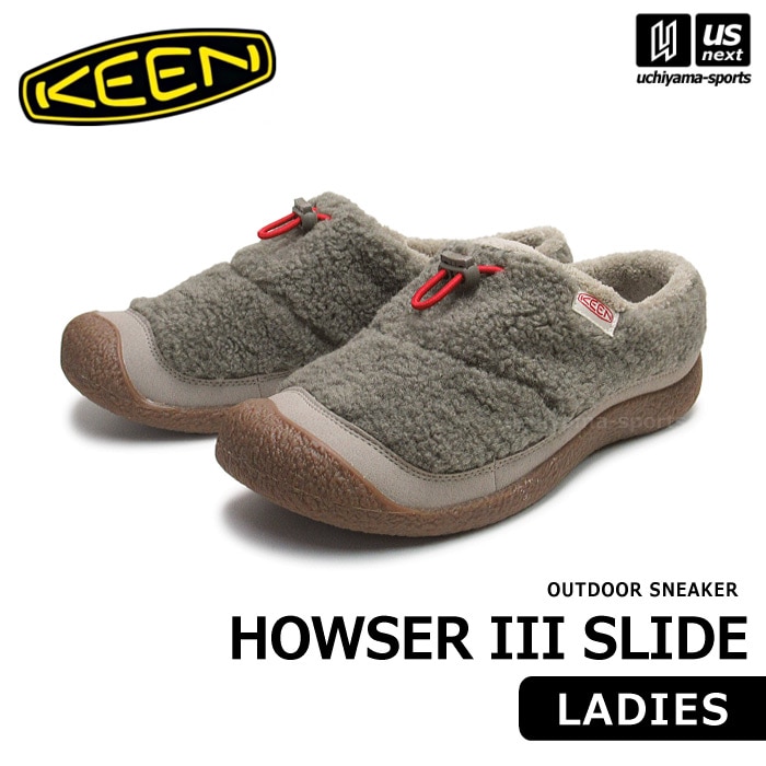 【さらに10%引(一部対象外)】（国内正規品） KEEN キーン レディース HOWSER III SLIDE ウィメンズ ハウザー スリー スライド スリッポン 2025〜26年秋冬モデル  [自社