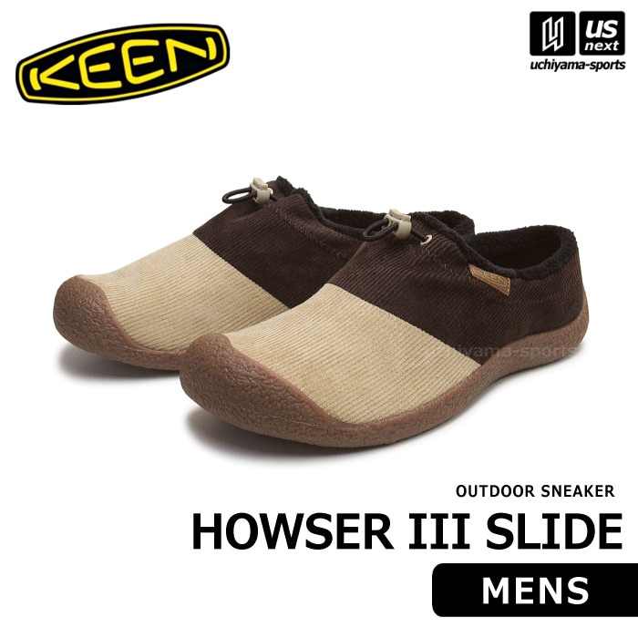【クーポンでさらに10%引】（国内正規品） KEEN キーン メンズ HOWSER III SLIDE ハウザー スリー スライド スリッポン 2025～26年秋冬モデル  [自社]【あすつく対応】【メール便不可】 1031046