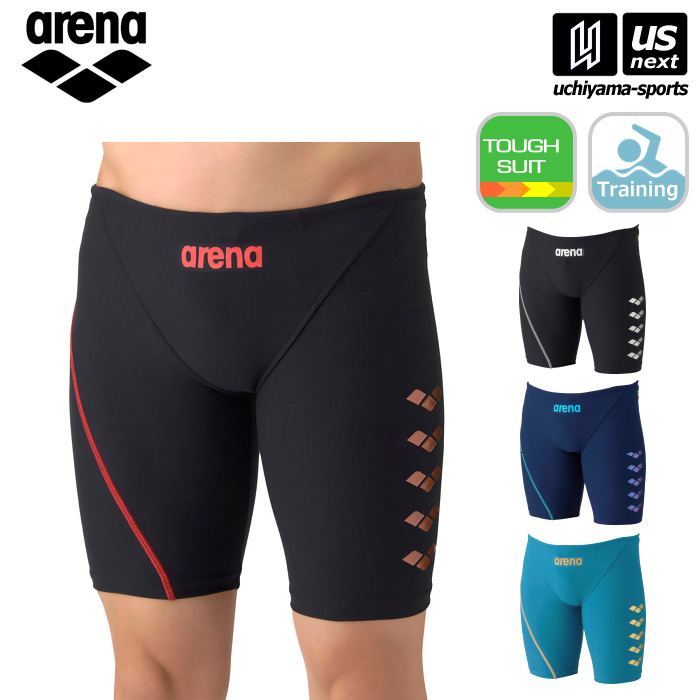 【クーポンでさらに10%引】アリーナ 水泳 メンズ トレーニング水着 トレーニングスパッツ ハーフレッグ 2026年春夏モデル  [M便 1/1][自社]【あすつく対応】 AS6SWM08M