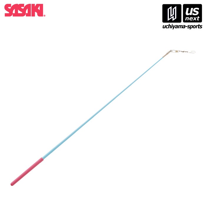 【クーポンでさらに10%引】ササキ 新体操 ジュニアスティック AQBU×P アクアブルー×ピンク  [自社]【あすつく対応】【メール便不可】 MJ82