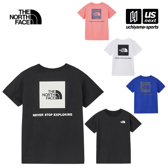 【クーポンでさらに10%引】（国内正規品）ザ・ノース・フェイス キッズ ショートスリーブバックスクエアロゴティー 2026年春夏新色追加 [M便 1/1][物流]【あすつく対応】 NTJ32538