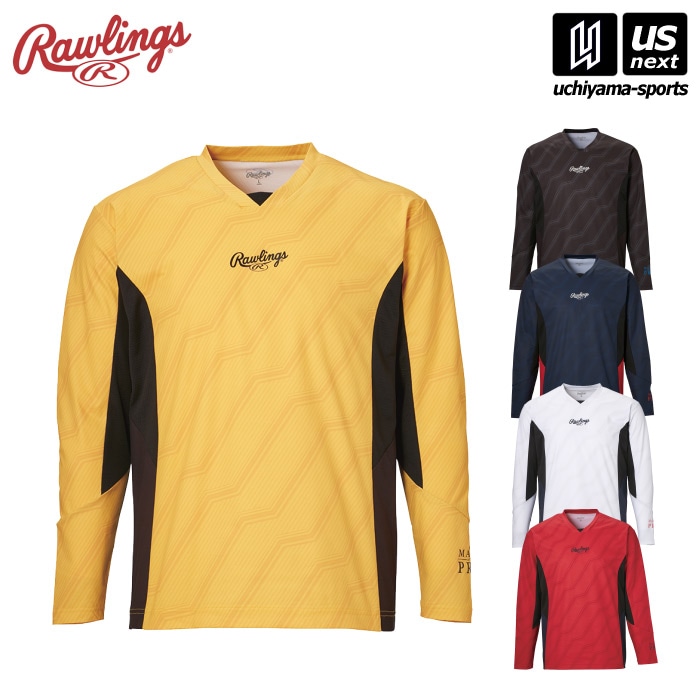 【クーポンでさらに10%引】ローリングス 野球 メンズ COMBAT ハイブリッドロングスリーブシャツ 2024～25年秋冬モデル  [M便 1/1][自社]【あすつく対応】 AST14F01