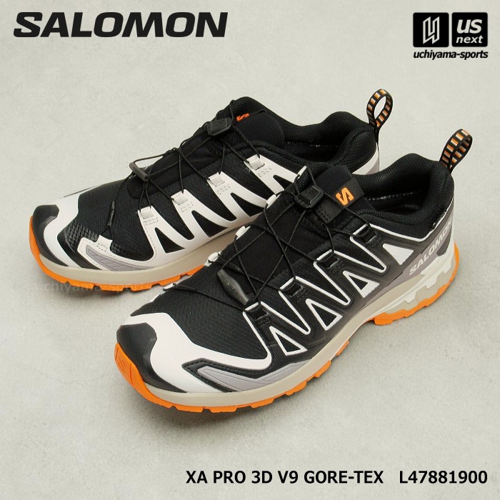 （国内正規品） サロモン メンズ トレイルランニングシューズ XA PRO 3D V9 GORE-TEX 2026年春夏継続モデル  [自社]【あすつく対応】【メール便不可】 L47881900