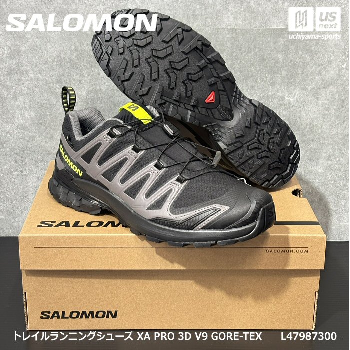 （国内正規品） サロモン メンズ トレイルランニングシューズ XA PRO 3D V9 GORE-TEX 2026年春夏新色  [自社]【あすつく対応】【メール便不可】 L47987300