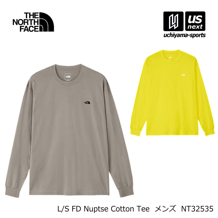 【クーポンでさらに10%引】（国内正規品）ザ・ノース・フェイス メンズ ロングスリーブフラッシュドライヌプシコットンティー 2026年春夏新色 [物流]【あすつく対応】【メール便不可】 NT32535