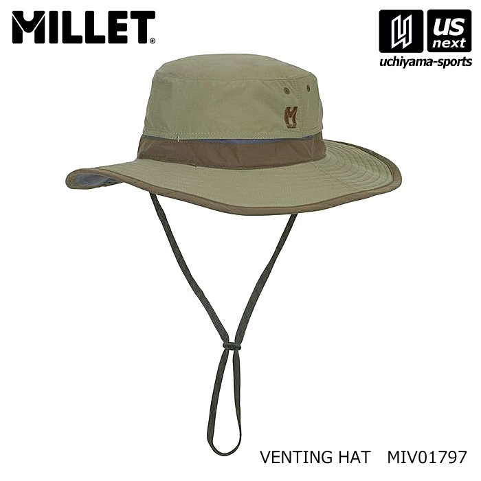 【クーポンでさらに10%引】ミレー アウトドア 帽子 ベンチング ハット 2026年春夏継続モデル 新ロゴ [自社]【あすつく対応】【メール便不可】 MIV01797