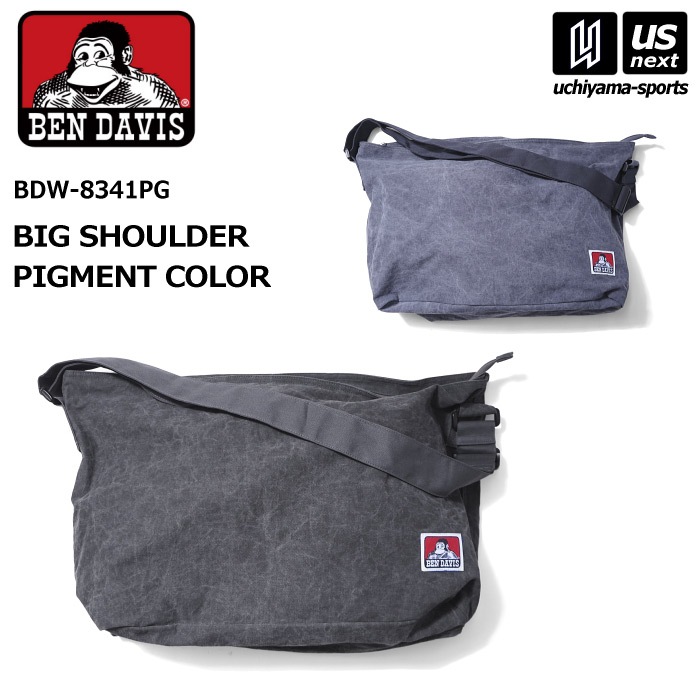 ベンデイビス BEN DAVIS ショルダーバッグ BIG SHOULDER PIGMENT COLOR BDW-8341PG 2026年継続モデル  [自社]【あすつく対応】【メール便不可】 BDW-8341PG