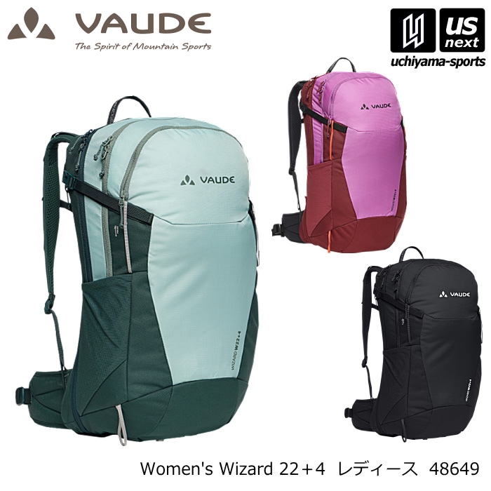 ファウデ アウトドア レディース バックパック Women's Wizard 22＋4 2026年春夏モデル [自社]【あすつく対応】【メール便不可】 48649