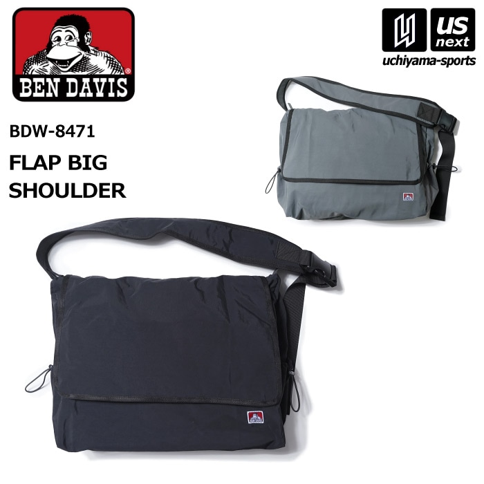ベンデイビス BEN DAVIS ショルダーバッグ FLAP BIG SHOULDER BDW-8471 2026年春夏モデル  [自社]【あすつく対応】【メール便不可】 BDW-8471