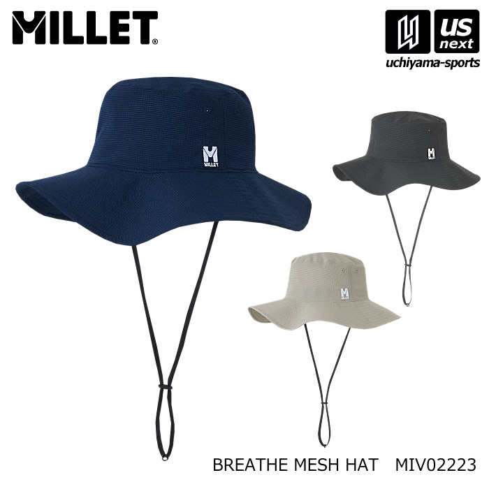 ミレー 帽子 ブリーズメッシュハット BREATHE MESH HAT 2026年春夏モデル  [自社]【あすつく対応】【メール便不可】 MIV02223