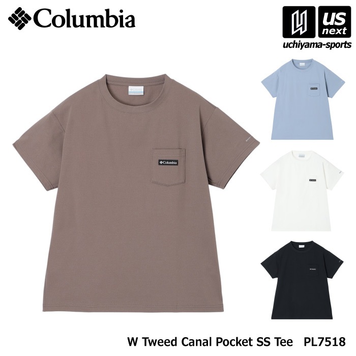 （国内正規品） コロンビア レディース ウィメンズツイードキャナル ポケット ショートスリーブTシャツ 2026年春夏モデル  [M便 1/1][自社]【あすつく対応】 PL7518