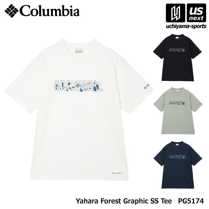 （国内正規品） コロンビア メンズ ヤハラフォレストグラフィックショートスリーブTシャツ 2026年春夏モデル  [M便 1/1][自社]【あすつく対応】 PG5174