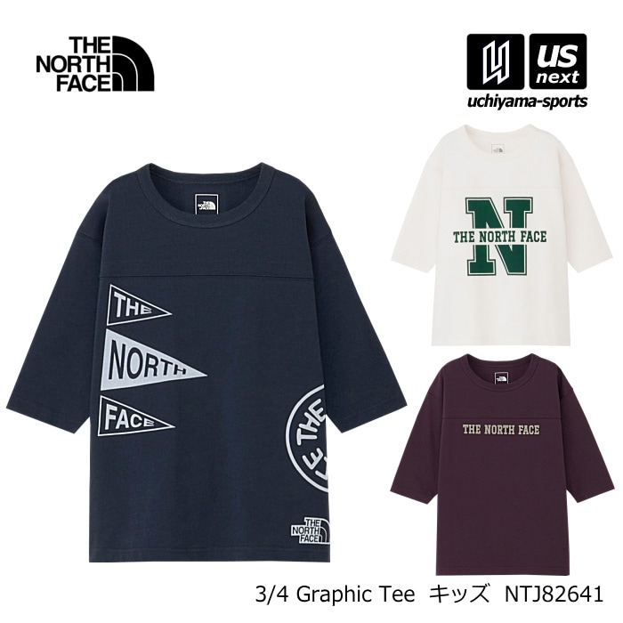 （国内正規品）ザ・ノース・フェイス キッズ スリークウォーターグラフィックティー 2026～27年秋冬モデル [M便 1/1][物流]【あすつく対応】 NTJ82641