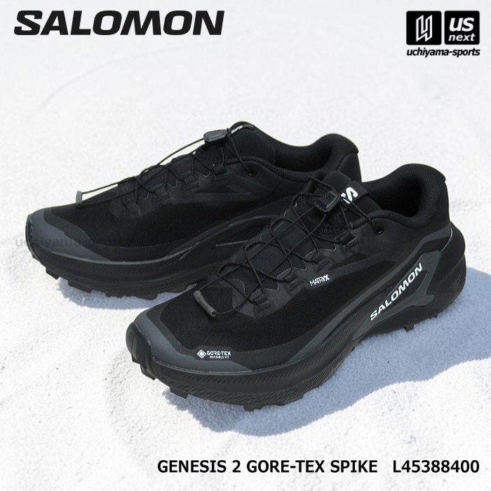 （国内正規品） サロモン メンズ レディース トレイルランニングシューズ GENESIS 2 GORE-TEX SPIKE 2026～27年秋冬モデル  [自社]【あすつく対応】【メール便不可】 L45388400