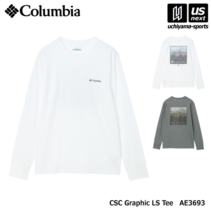 （国内正規品） コロンビア メンズ CSCグラフィックロングスリーブTシャツ 2026～27年秋冬モデル  [自社]【あすつく対応】【メール便不可】 AE3693