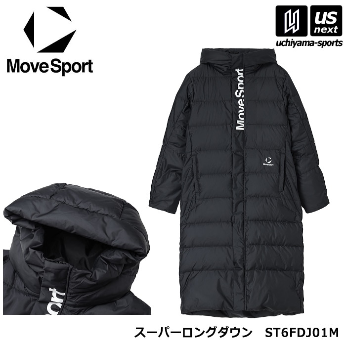 デサント ムーブスポーツ メンズ スーパーロングダウン ダウンコート 2026～27年秋冬モデル [自社]【あすつく対応】【メール便不可】 ST6FDJ01M
