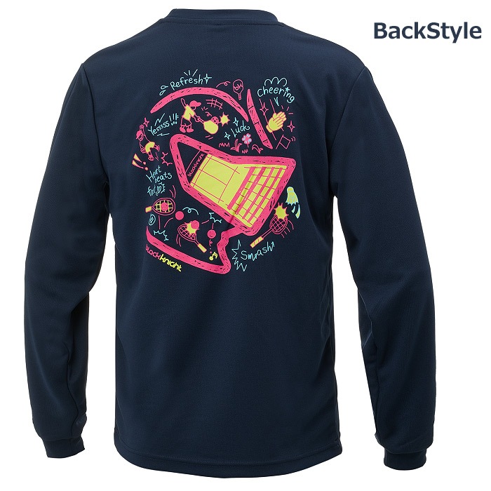 ブラックナイト バドミントン メンズ 長袖Tシャツ ドライロングTシャツ 2026年春夏継続モデル [M便 1/1][自社]【あすつく対応】 T5202U