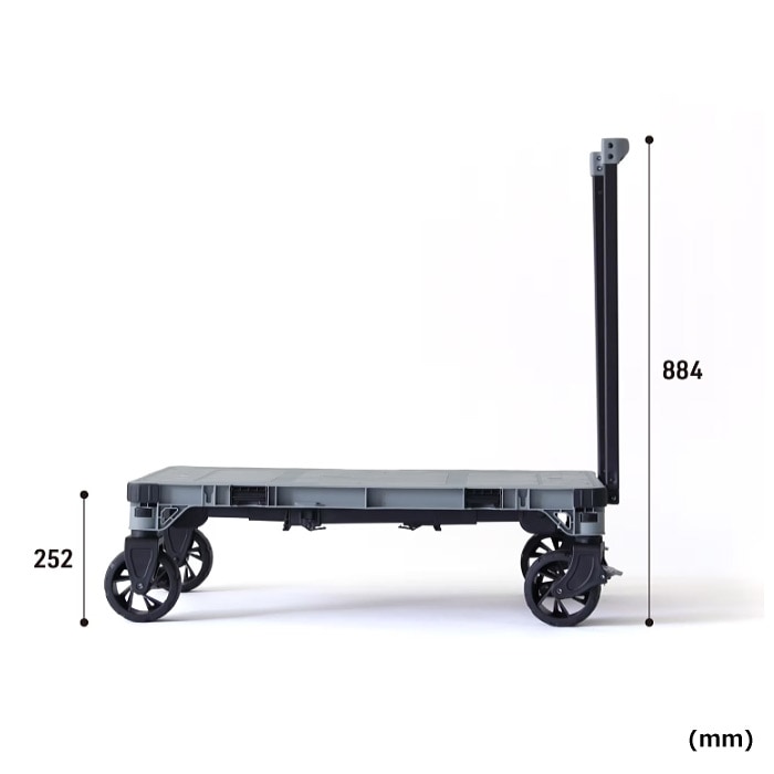 【クーポンでさらに10%引】 花岡車輌 フラットカート ダイニング F-CART DINING 台車 テーブル  [自社]【あすつく対応】【メール便不可】 FCARTDINING