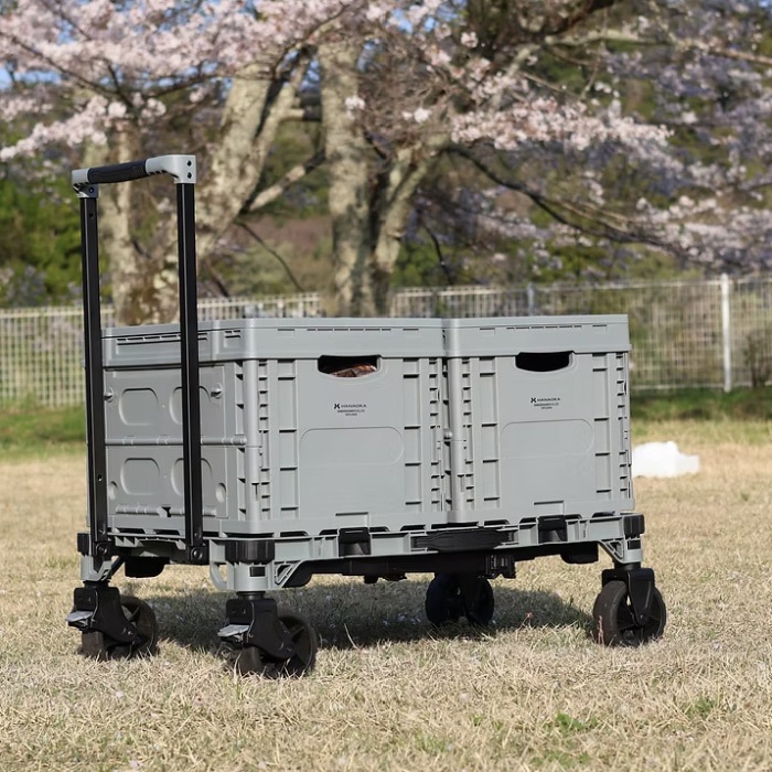  花岡車輌 フラットカート ダイニング + テーブルコンテナ2個 セット組 F-CART DINING 台車 テーブル  [自社]【あすつく対応】 FCARTDINING TC