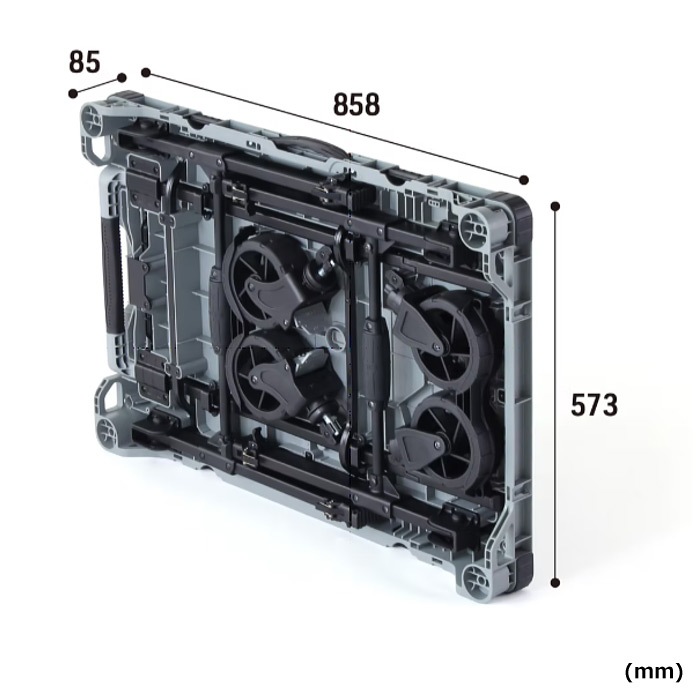  花岡車輌 フラットカート ダイニング + テーブルコンテナ2個 セット組 F-CART DINING 台車 テーブル  [自社]【あすつく対応】 FCARTDINING TC